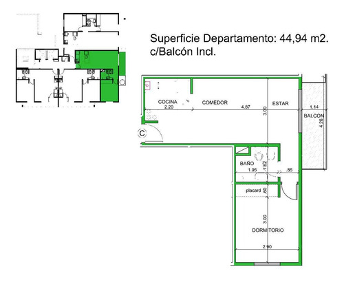 Departamento Renato Buen Pastor 1d. 4'c