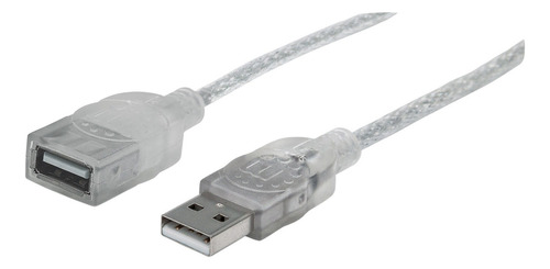 Cable Extension Usb 2.0 Manhattan 1.8mts A Macho - A Hembra