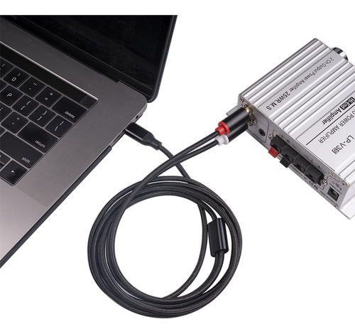 Cable De Audio Usb C A Rca, Cable C A 2 Rca, Tipo Conector 2