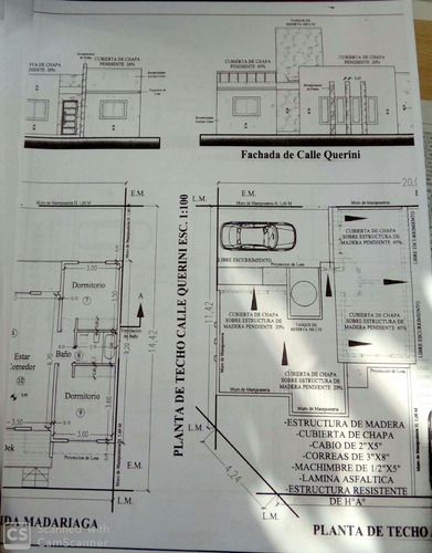 Imagen 4 de 5 de Lote Con Planos P/2 Chalets -querini 996 San Bernardo