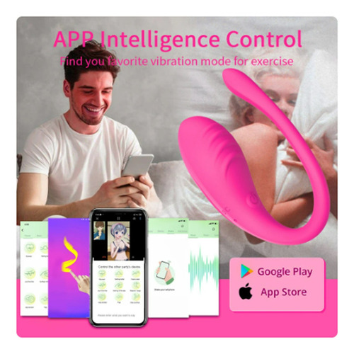 Estimulador Punto G Clítoris App Control Vibrador Silicona