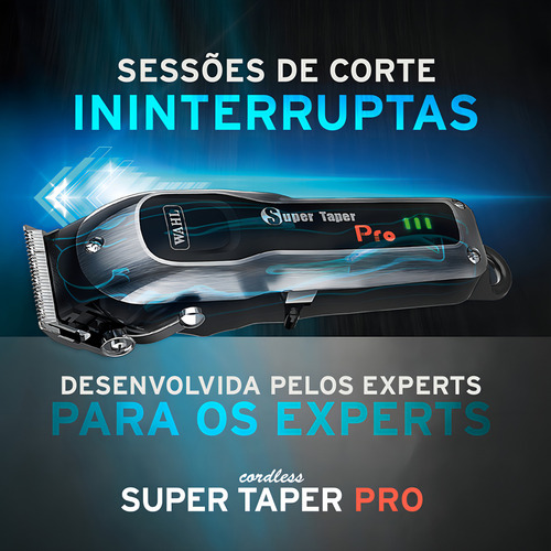 Cortadora Profesional Inalámbrica Wahl Super Taper Pro
