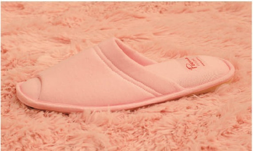 Imagen 2 de 3 de Pantuflas Chinelas De Algodón Inyectadas Verano Poema Intimo