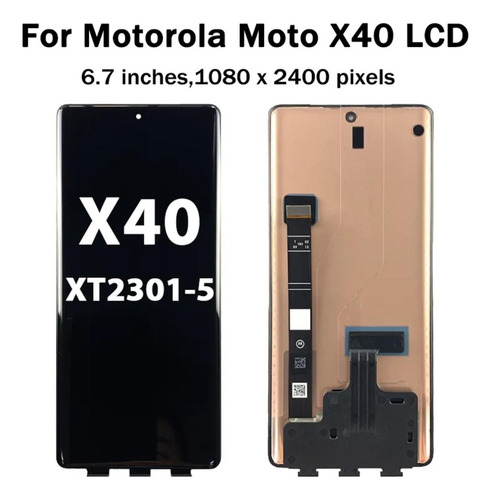 Tela De Toque Lcd Amoled Para Motorola Moto X40 Xt2301-5