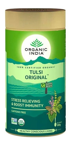 Te Tulsi Original En Hojas 100 Grs Organic India. Agronewen