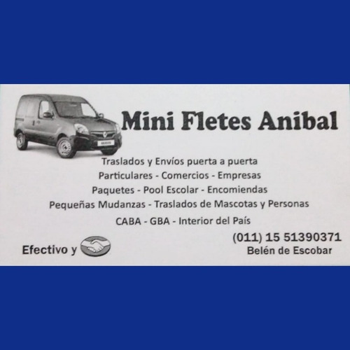 Imagen 1 de 2 de Mini Fletes/precios Económicos/compromiso Y Entrega