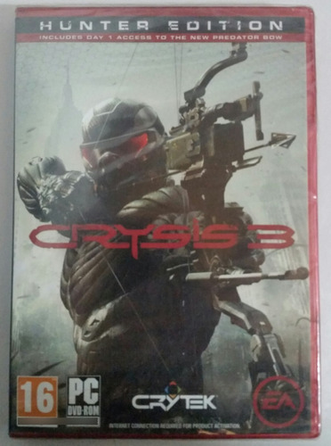 Crysis 3 Hunter Edition-- Nuevo Sellado Fisico Pc Original