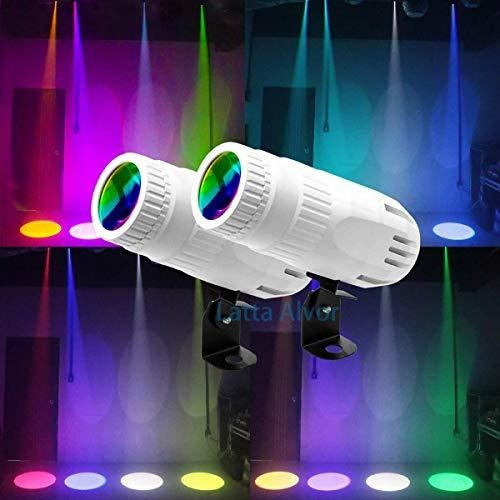 4 1 Pequeño Foco Mini Rgbw Led Beam Spot Lights Iluminacion