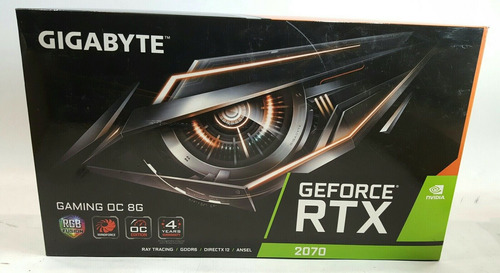 Gigabyte Geforce Rtx 2070 Super Gaming Oc 8g Graphics Card 