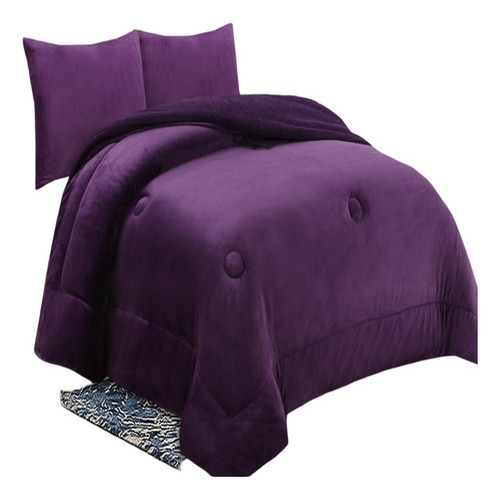 Cobertor Invierno King - Super King Violeta