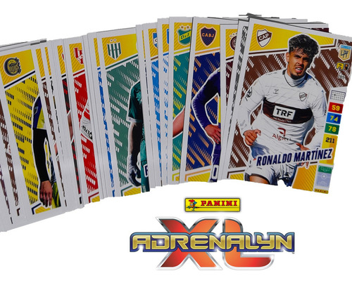 Adrenalyn Xl Fútbol Argentino 2023 Panini - Lote 50 Cartas Adrenalyn Lpf 2023 Panini Personaje Adrenalyn Lpf 2023 Panini