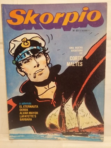 Revista Skorpio N° 85 Oct 1982 Breccia Mandrafina Pratt Tri