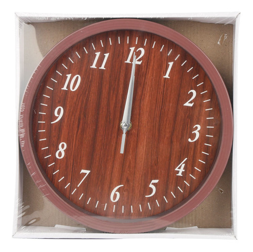 Reloj De Pared, 25cm De Diámetro 2 Colores, En Caja