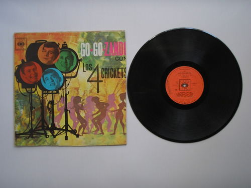 Lp Vinilo Los 4 Crickects Go.go.zando Colombia 1967