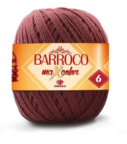 Barbante Barroco Maxcolor 400g 6 Fios Círculo  100% Algodão