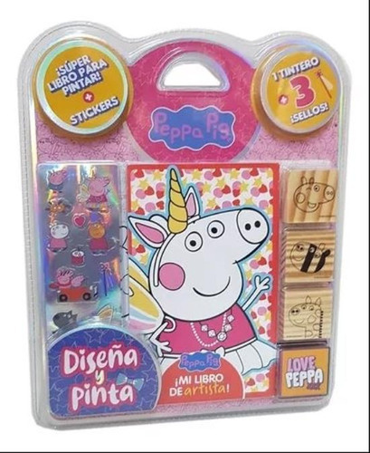 Sellos Peppa Pig - Diseña Y Pinta 