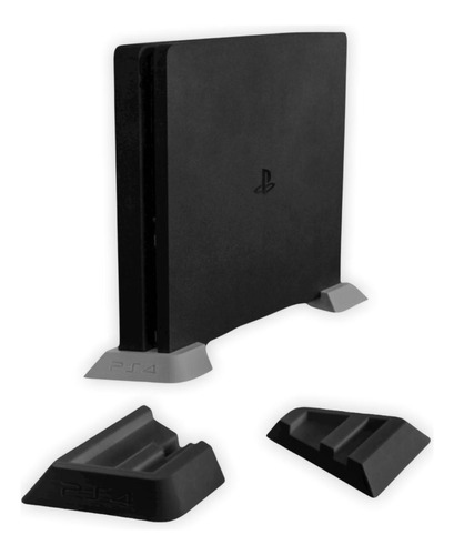 Suporte Mesa Vertical Ps4 Slim Playstation Elevação Preto