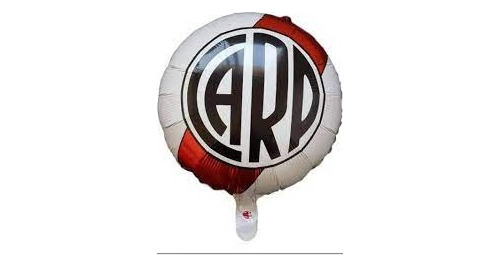 Pack 5 Globos Metalizados Redondo Escudo River