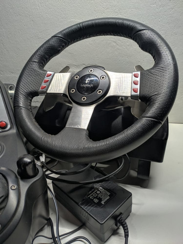 Volante Logitech G27 C/ Pedal C/ Câmbio Ps2 Ps3 Pc +garantia (Usado)