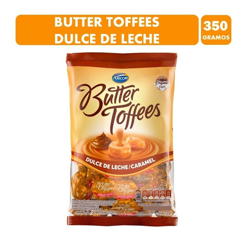 Butter Toffees Con Relleno Dulce De Leche (bolsa Con 50 Un)