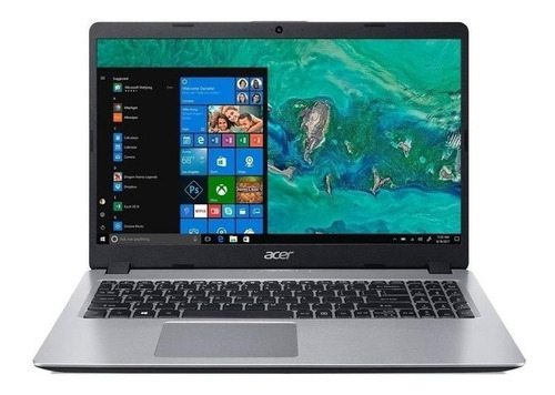 Portátil Acer Aspire 5 A515-52 plata 15.6", Intel Core i5 8265U  8GB de RAM 256GB SSD, Intel UHD Graphics 620 60 Hz 1366x768px Windows 10 Home