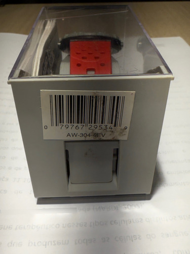 Relógio Casio Aw-304-4ev Novo Estoque Antigo Vermelho Cinza Branco (Usado)