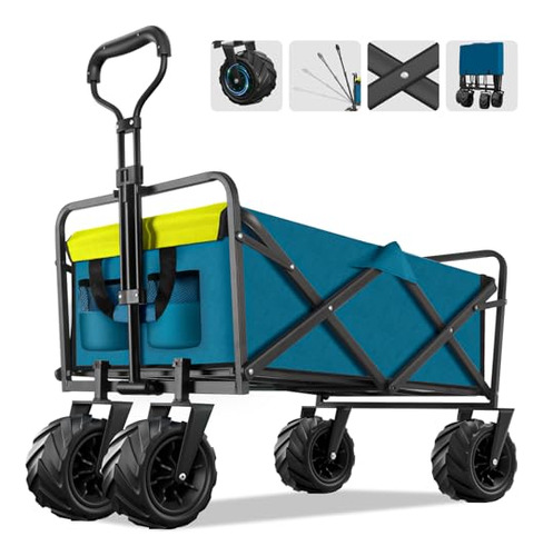 Carrito Plegable, Carrito Plegable Resistente Capacidad...