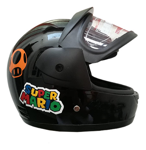 Casco De Moto Para Niños Super Mario Bros