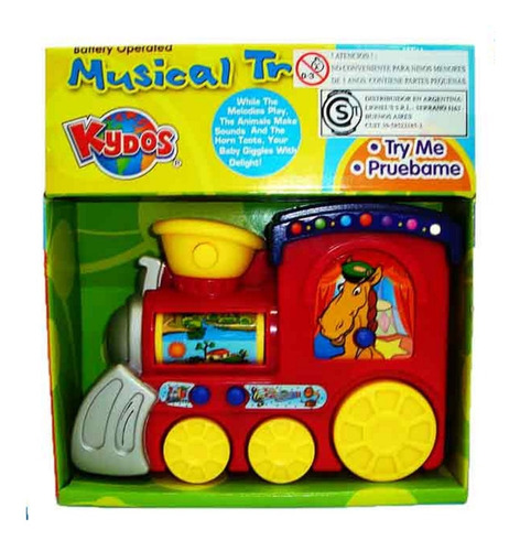 Juguete Para Bebe Tren Chico Con Sonidos Kydos