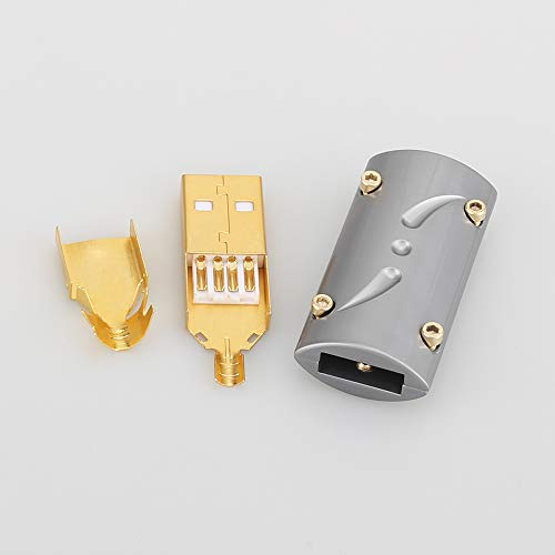 Conector Usb Viborg Usb2.0 Macho Tipo A, Conector De 4 Pines