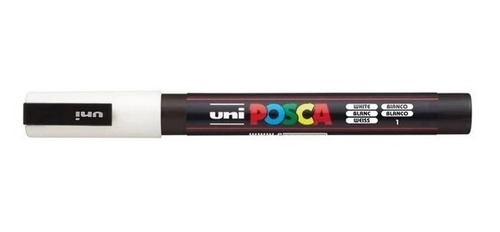 Marcador Uni Posca Pc-3m Fino Color Blanco