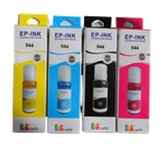 Imagen 6 de 8 de Tinta Para Impresoras Dye Juego Cmyk L1110 L3110 L3150 T 544