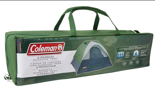 Tienda De Campaña Coleman Sundome 3 Color Gris Ah Jijo!