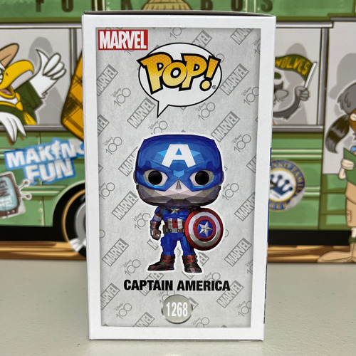 Funko Pop! Marvel Captain America 1268 Funko Shop Exclusive (Usado)