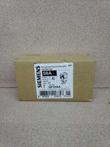 Nib - Siemens - Qf250a - Molded Case Circuit Breaker - 5 Ccn