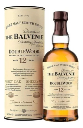 Whisky The Balvenie 12 Años - mL a $333