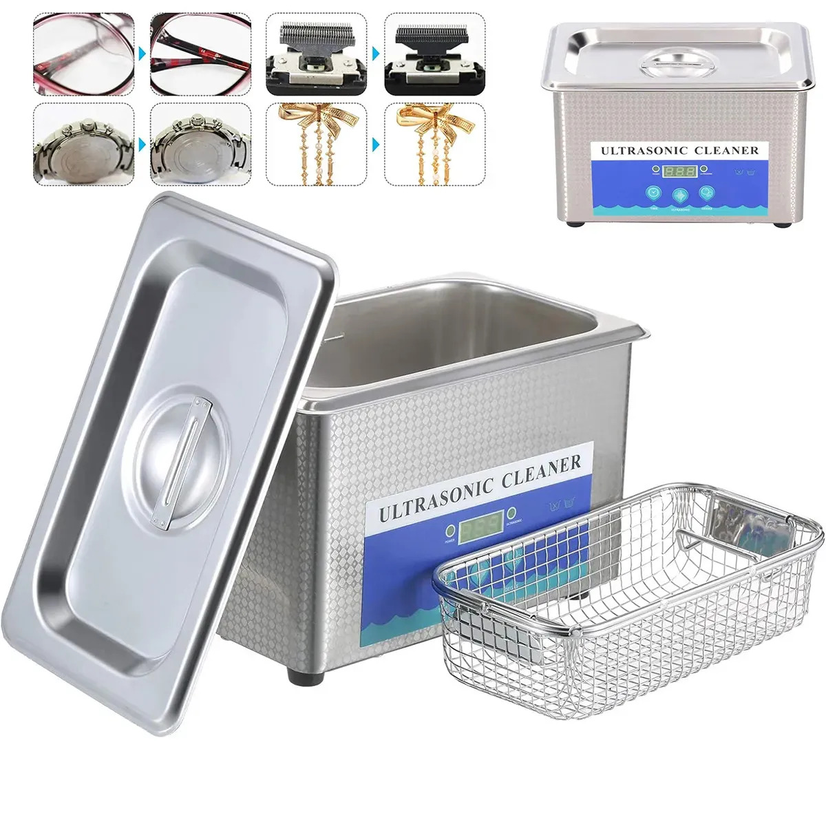 Máquina Limpiadora Ultrasónica Automática De Limpieza 900ml