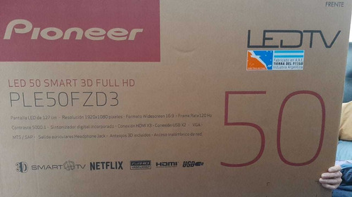Smart Tv 3d 50 Pulgadas Full HdPioneer