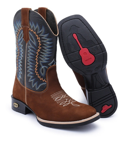 Bota Cano Longo Masculina Couro Barato Cano Alto Ate O 45 | Mercado Livre