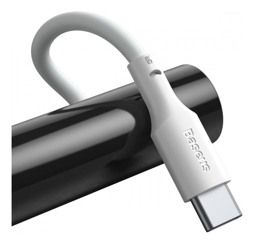 Cable Usb A Tipo-c 5a 1.5m 2 Piezas Blanco Baseus