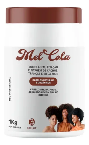 Trihair - Mel Cola Para Cachos Naturais E Orgânicos 1kg