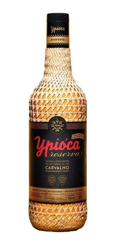 Cachaça Ypióca Ouro Carvalho Com Palha 965ml