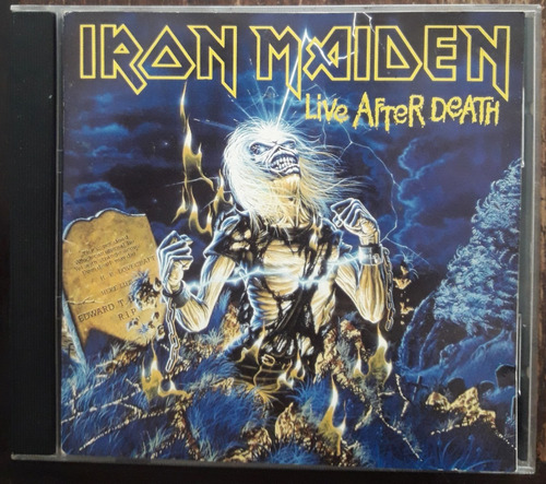 Cd (vg/+) Iron Maiden Live After Death 1a Ed Br S/barcode