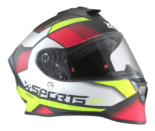 Casco X-sports V151 Rojo. Varios Diseños  Nuevo Ingreso!!!