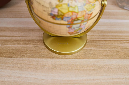 Mini Globo Terraqueo Annova, Estilo Antiguo, Con Soporte