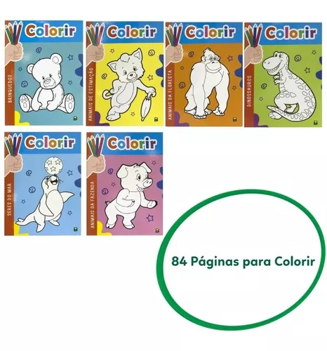 Título: Apostila com desenhos para colorir Dinossauros/ pintar infantil