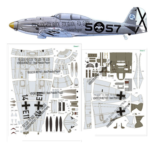 Heinkel He-112b Escala 1.33 Vectorial-01