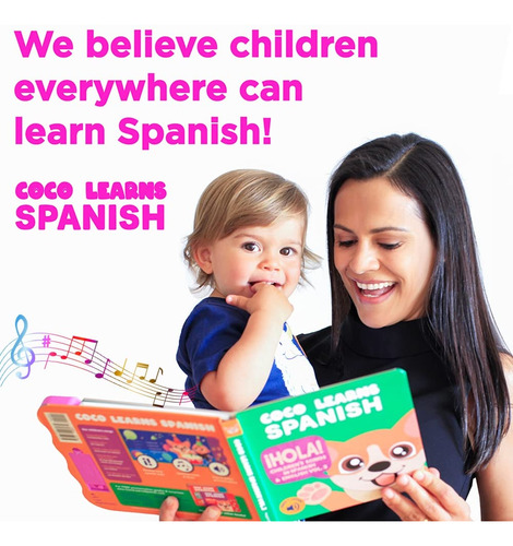 Libro Interactivo Montessori Coco Aprende Español Musical