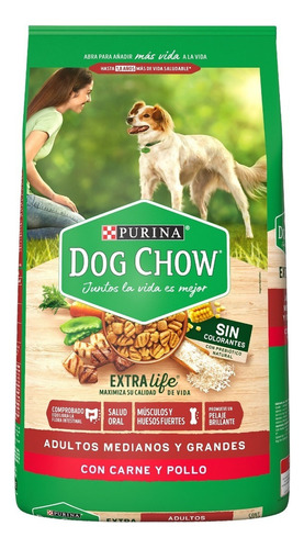 Alimento Para Perro Dog Chow Extra Life Adultos 7.5kg