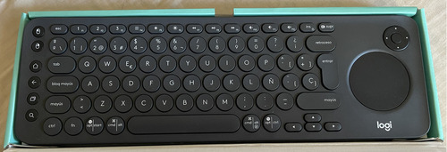Teclado Smart Tv K600 Logitech Color del teclado Negro Idioma Español